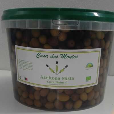 Azeitona mista com caroço balde 5kgs