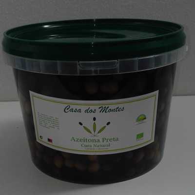 Azeitona preta com caroço balde 5kgs